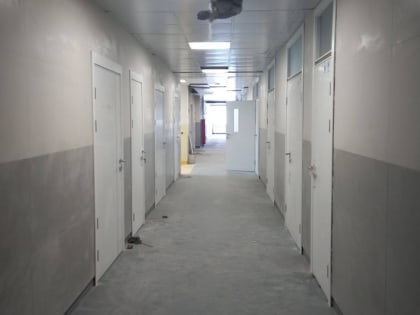 Ремонт стационара Севастопольского противотуберкулезного диспансера выполнен на 78%