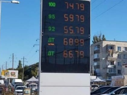 В Крыму подешевели бензин и дизтопливо