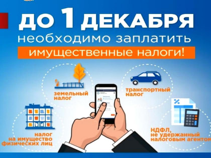 Как оплатить имущественные налоги?