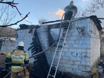 В Севастополе произошел пожар в частном доме. Один человек погиб