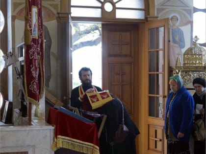 Архиерейская литургия. Прощание с о. Илианом