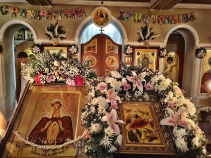 Праздник Рождества Христова в храме «Блаженное Чрево. В родах Помощница»