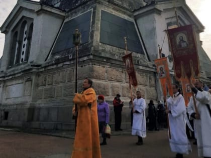 Празднование Рождества Христова в Свято-Никольском храме-памятнике