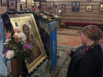 Иверская икона Божией Матери передана в дар храму святителя Гурия Таврического