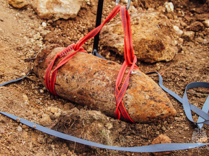 В севастопольском СТ «Поиск» уничтожили немецкую авиабомбу