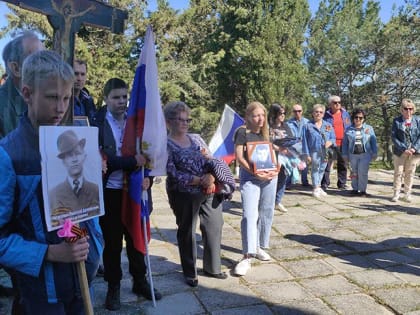 День Победы отметили в п. Хмельницкое