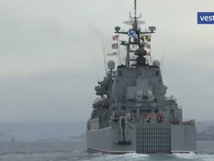 Отряд кораблей Черноморского флота вышел в море на учения