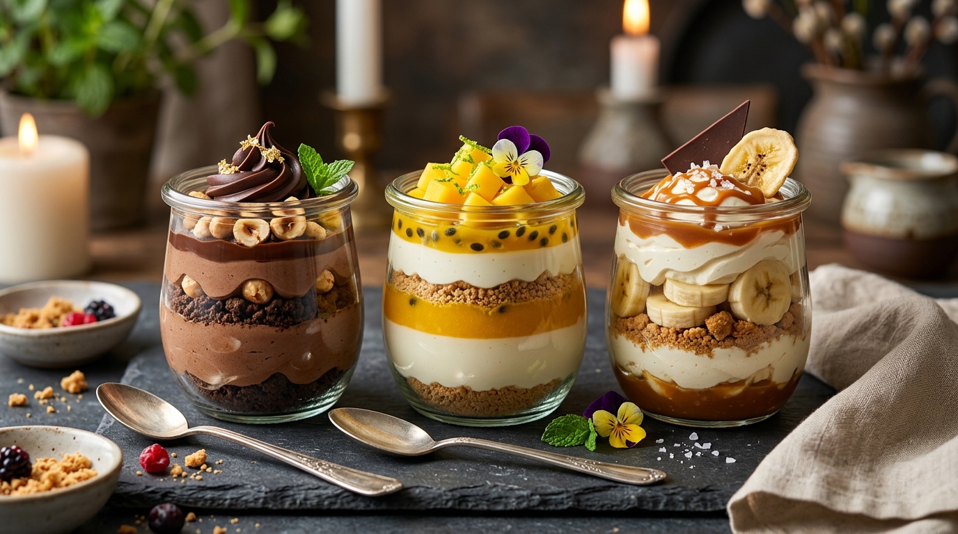 Postres en Vaso Rápidos: Cheesecake de Limón en 10 Minutos