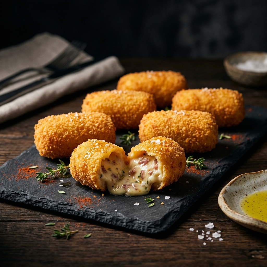 Croquetas de Jamón Ibérico: La Receta Definitiva para una Bechamel de Lujo