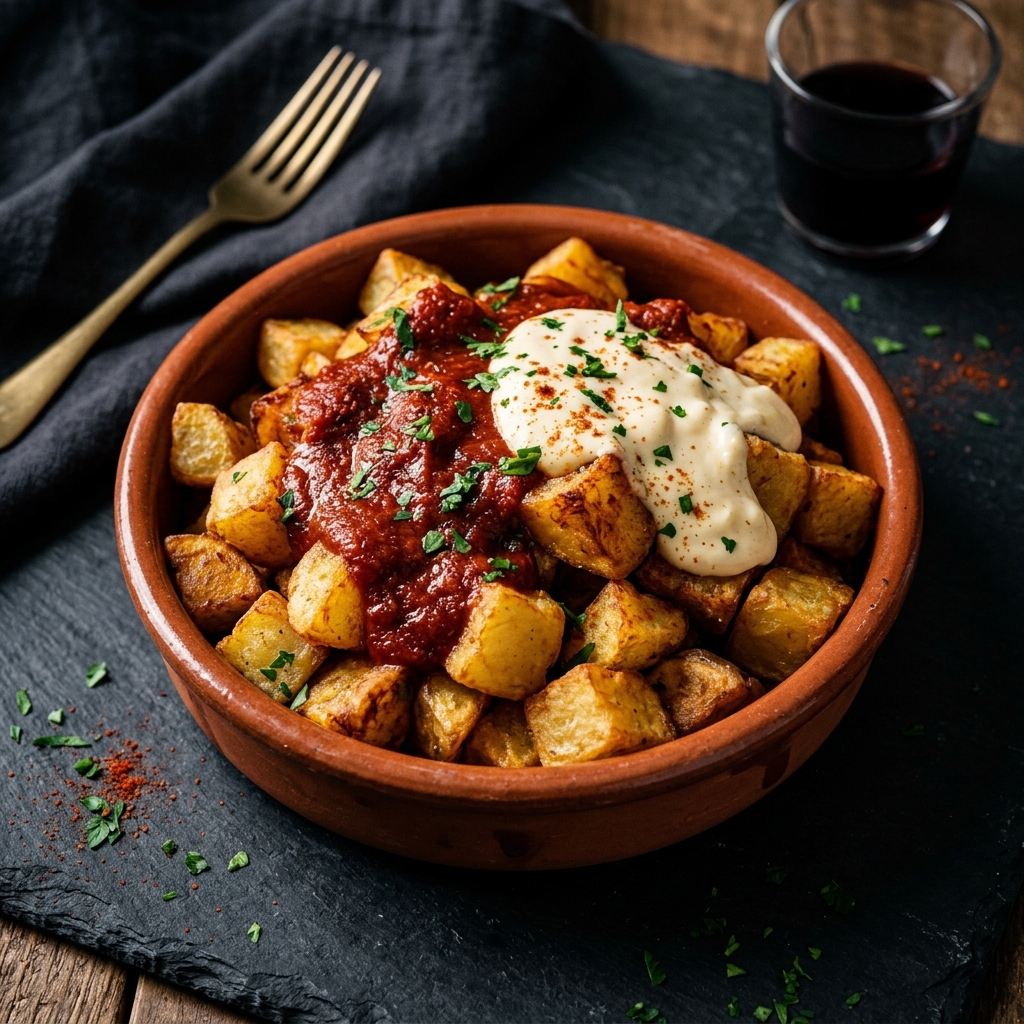 Patatas Bravas: La Receta de la Salsa Prohibida (Sin Tomate)