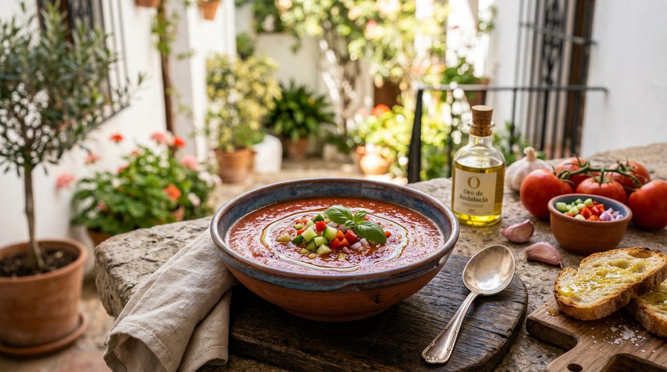 Auténtico Gazpacho Andaluz Tradicional: La Receta de mi Abuela