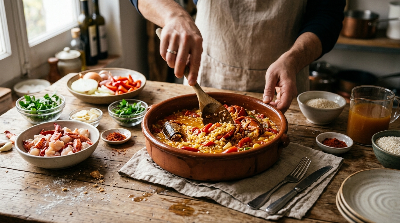 Receta de Arroz Caldoso con Bogavante: Fácil y Espectacular - Una receta deliciosa de RecetaGenial.com