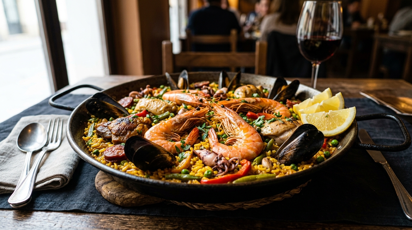 Paella Mixta Tradicional: Receta Auténtica y el Secreto del Socarrat - Una receta deliciosa de RecetaGenial.com