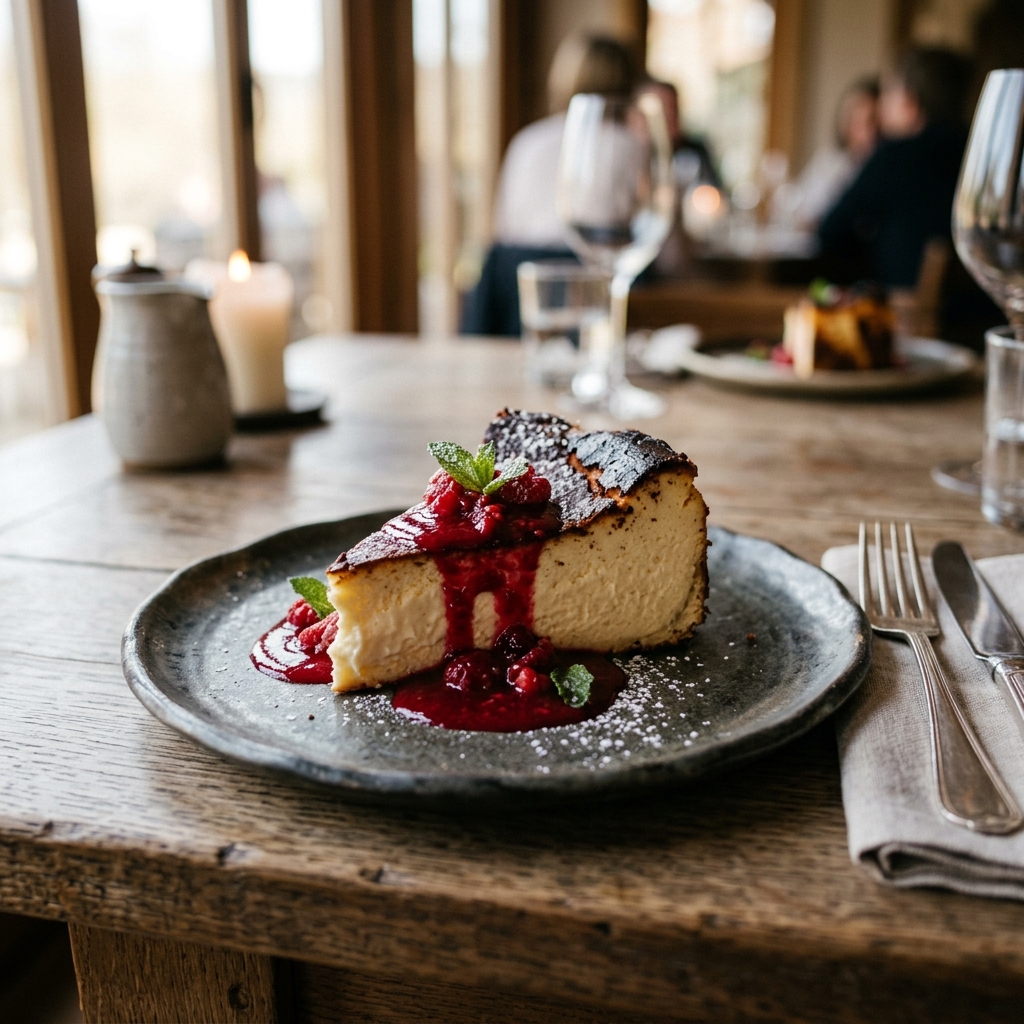 Tarta de Queso Vasca
