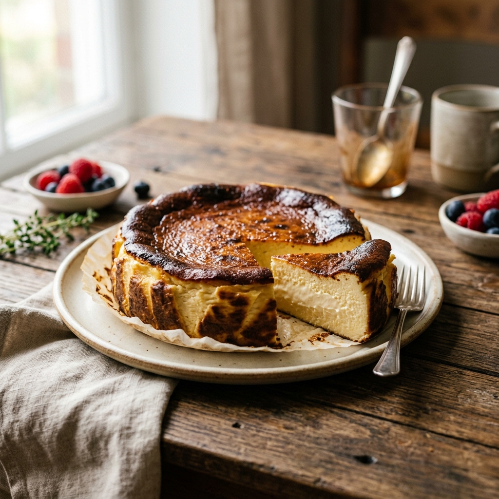 La Tarta de Queso Vasca Perfecta: El Secreto de Isabella Dolce