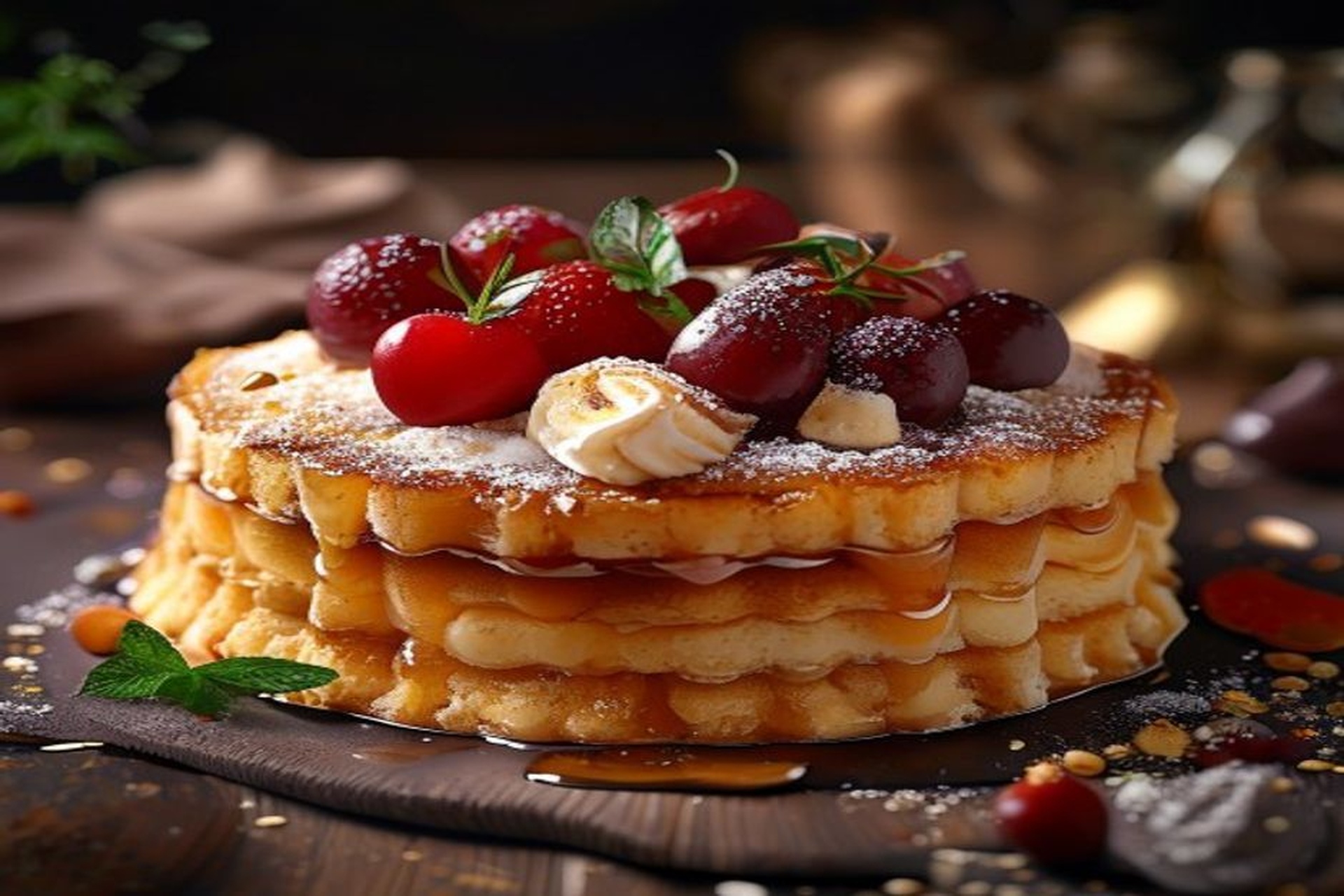 Tarta Saint Honoré de caramelo salado: Un postre real