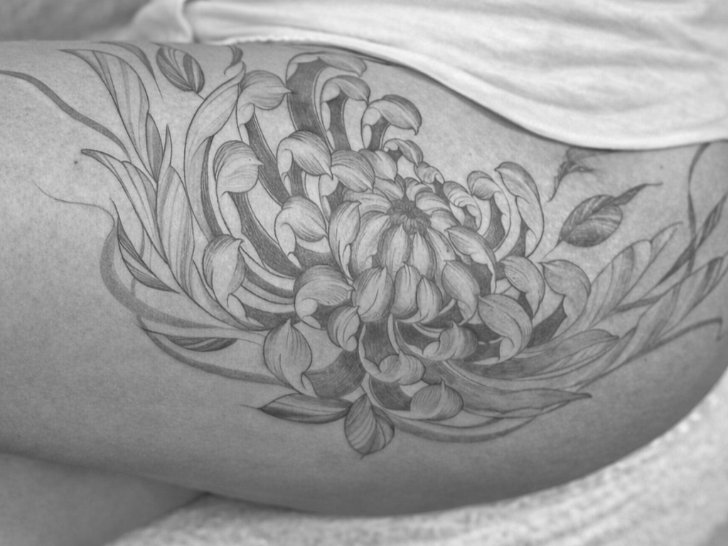 Botanical tattoo
