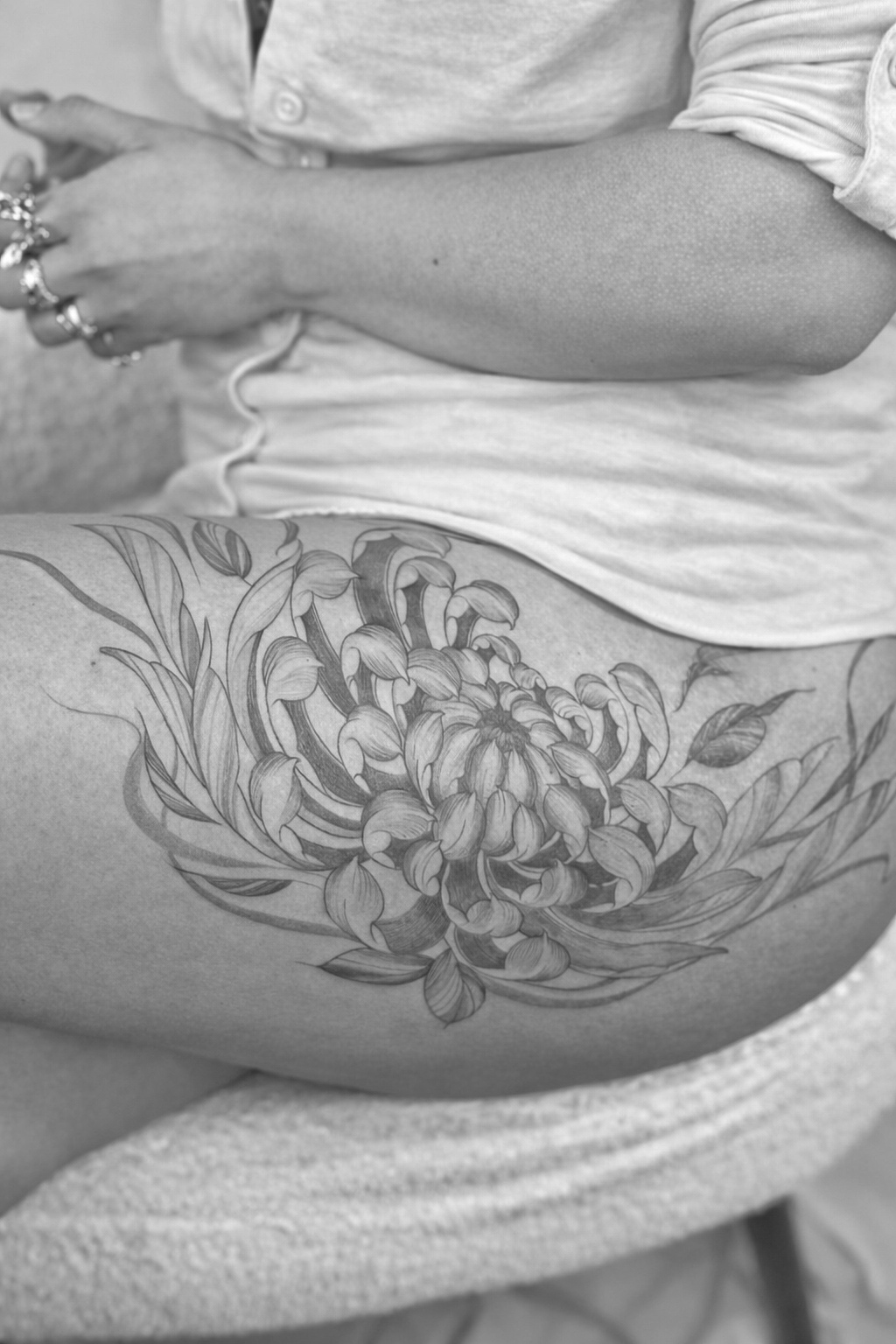 Floral tattoo