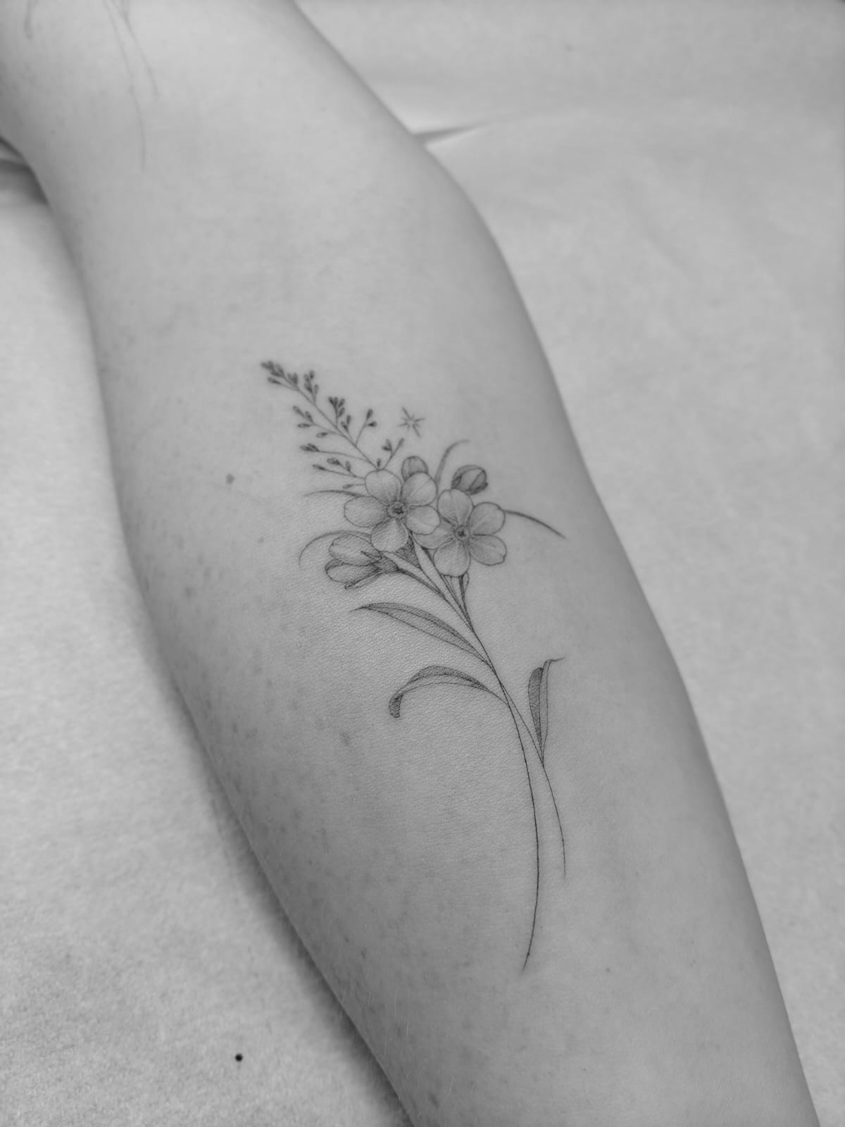 Floral tattoo