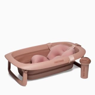 Twistshake Baignoire avec coussin + rince cheveux Pink