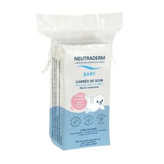 Gilbert Neutraderm Carrés de Soin Visage & Corps Sachet de 100