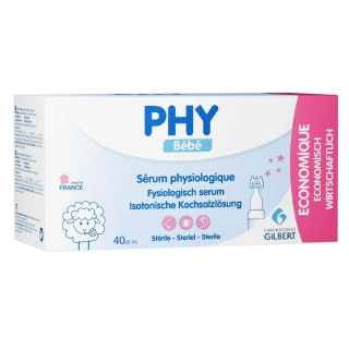 Gilbert PHY Sérum Physiologique Boîte 40x5ml