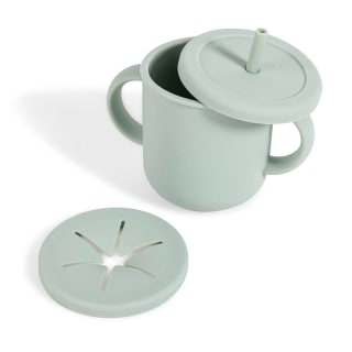 Eurekakids Ensemble de vaisselle bébé en silicone – 7 pièces