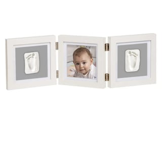 Eurekakids Cadre Empreintes Blanc & Gris