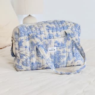 L'atelier Aelis Sac à langer Farmhouse Blue