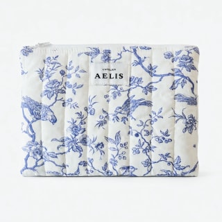 L 'atelier Aelis Trousse plate Birds Blue