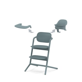 Cybex Chaise Haute Lemo 3 en 1 Stone Blue