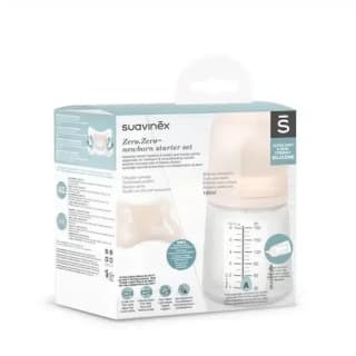 Suavinex  Set biberon Zero.Zero avec sucette 180 ml