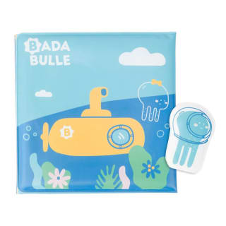 BADABULLE Jouet de bain bébé livre et marionnette