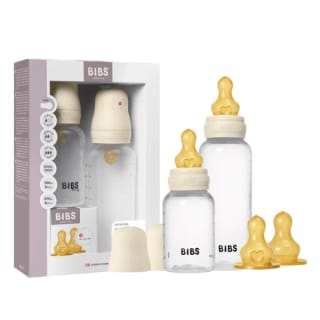 Bibs Pack Biberons ronds Grow and Flow en latex 150ml et 270ml Ivoire