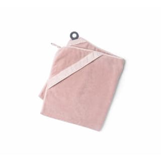 Doomoo Cape de bain bébé XXL en coton bio Dry'n Play Pink