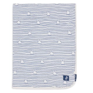 Jollein Couverture Berceau 75x100cm Miffy Stripe Navy