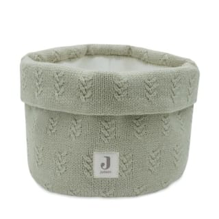 Jollein Panier de rangement Grain knit Olive Green