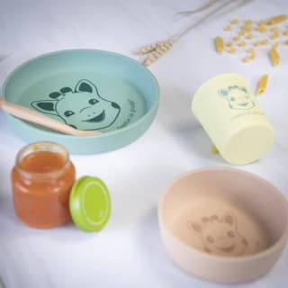 Sophie la girafe Set repas silicone
