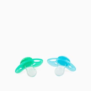 Twistshake Pack de 2 Tétines Bleu et Vert