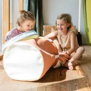 Play&go tapis de jeu & panier à jouets zoo