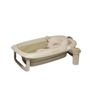 Twistshake Baignoire avec coussin + rince cheveux Beige