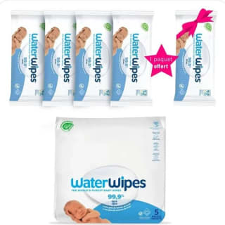 Water Wipes Lingettes Bébé 4+1 ×60 unités Offre Promo