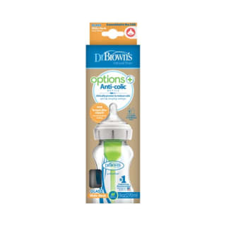 Dr. Brown’s Options+ Anti-colic Bottle | Biberon à col large 270 ml verre