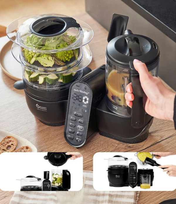 Babymoov Robot culinaire multifonctions capacité XL - Nutribaby XL