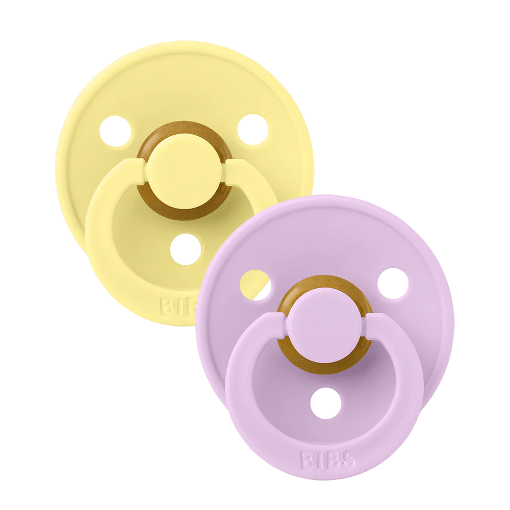Bibs Tétines Pack de 2 Sunshine/Violet Sky Size 1