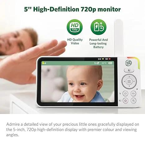 Babyphone LeapFrog LF925HD 360° avec Wifi et Moniteur
