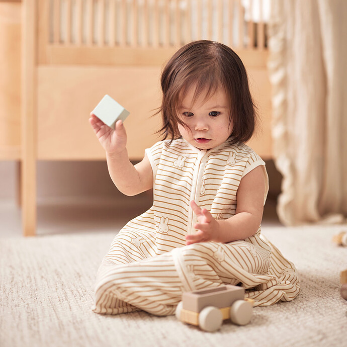 Jollein Gigoteuse Eté Miffy Stripe Biscuit 3-6 mois