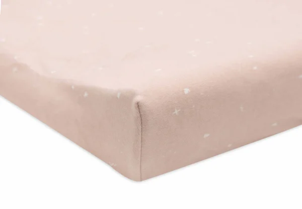 Jollein Housse Matelas à Langer Jersey 50x70cm Twinkling Wild Rose - image 3