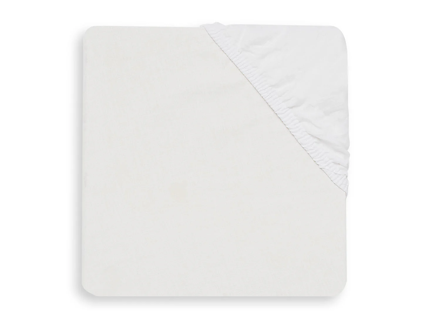 Jollein Drap housse Coton 60×120 cm White