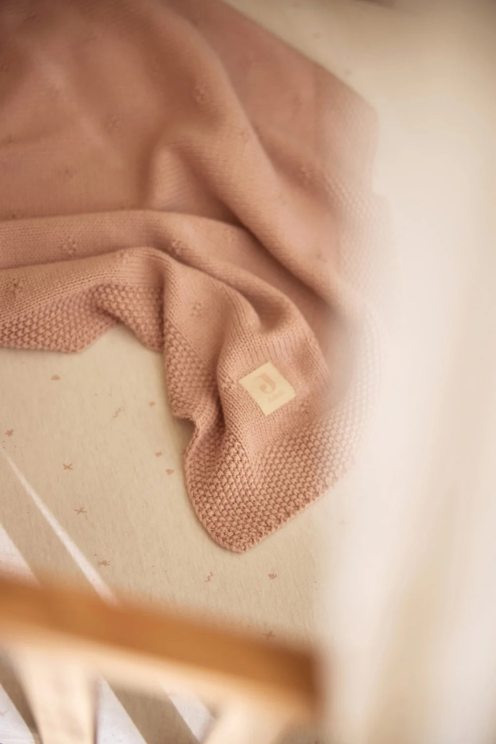 Drap housse Jersey 120x150cm Twinkling Wild Rose - image 3